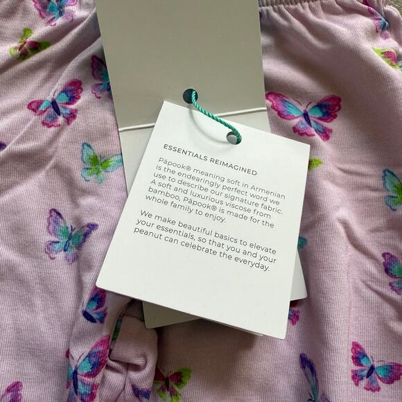 NWT - Posh Peanut - Flutterby Bow Leggings - Girls - Size 3-6M - Picture 8 of 9